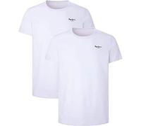 Pepe Jeans Pmu10976 Short Sleeve Base Layer 2 Units Weiß XL Mann (Herstellerartikelnummer: PMU10976-800-XL)