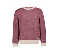 Pepe Jeans Pullover Herren Regular Fit Rundhals Mikrofaser rot gemustert, L