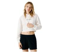 Pepe Jeans Red Bull Racing Damen Cropped Logo Hoody Sweatshirt (1er Pack), Weiß (gebrochenes Weiß), S