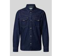 Pepe Jeans Regular Fit Jeanshemd aus reiner Baumwolle in Jeansblau, Größe XXL