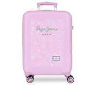 Pepe Jeans Renata Kabinenkoffer, Rosa, 38 x 55 x 20 cm, starr, 2 kg, seitlicher Kombinationsverschluss, ABS, 2 kg, 35 l, Handgepäck von Joumma Bags, Rosa, Talla única, Kabinenkoffer