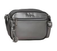Pepe Jeans Ruby Umhängetasche, grau, 21 x 14 x 5 cm, Polyester und PU von Joumma Bags, grau, Talla única, Umhängetasche