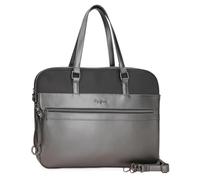 Pepe Jeans Ruby Joumma Bags Laptoptasche, anpassbar, 39,6 cm (15,6 Zoll), Grau, 40 x 30 x 5 cm, Polyester und PU, grau, Talla única, Laptoptasche, anpassbar