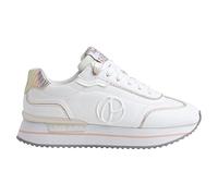 Pepe Jeans RUSPER Charm Platform Sneaker, White, 41 EU