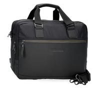 Pepe Jeans Sail up Tasche für Laptop 39,6 cm (15,6 Zoll), schwarz, 40 x 30 x 11 cm, Polyester und PU von Joumma Taschen, Schwarz, Talla única, Laptoptasche