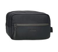 Pepe Jeans Sail up Kulturbeutel mit Zwei Fächern, Schwarz, 26 x 16 x 12 cm, Polyester und PU von Joumma Bags, Schwarz, Talla única, Kulturbeutel mit Zwei Fächern