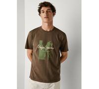 Pepe Jeans Shirt in Hellbraun - Größe L | Herren Plussize