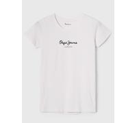 Pepe Jeans T-Shirt New Virginia SS N – Weiß – Kurzarm Rundhals – Damen XL