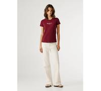 Pepe Jeans New Virginia Kurzarm-t-shirt L Lotus Red