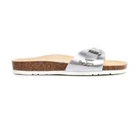 Pepe Jeans Silberne Oban Metall W Sandalen
