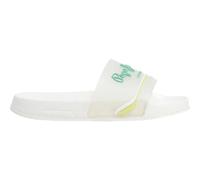 Pepe Jeans Slider Origin Kinder Badesandalen weiß/grün - 40