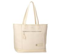 Pepe Jeans Sprig Tragbare Tote Tasche 15,6 Zoll Beige 34 x 32 x 14 cm Kunstleder by Joumma Bags, Beige, Talla única, Tragetasche