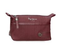 Pepe Jeans Sprig Kulturbeutel, rot, 20,5 x 11,5 x 7,5 cm, Kunstleder, von Joumma Bags, rot, Talla única, Kulturbeutel