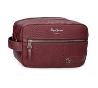 Pepe Jeans Sprig Kulturbeutel, Rot, 26 x 16 x 12 cm, Kunstleder, von Joumma Bags, rot, Talla única, Kulturbeutel