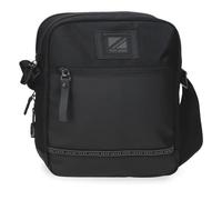 Pepe Jeans Stratford Umhängetasche, Schwarz, 22 x 27 x 8 cm, Polyester, von Joumma Bags, Schwarz, Talla única, Umhängetasche