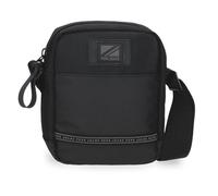 Pepe Jeans Stratford Umhängetasche klein schwarz 17 x 22 x 7,5 cm Polyester by Joumma Bags, Schwarz, Talla única, Kleine Umhängetasche