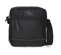 Pepe Jeans Stratford Umhängetasche, Schwarz, 23 x 27 x 7 cm, Polyester, von Joumma Bags, Schwarz, Talla única, Umhängetasche