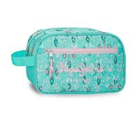 Pepe Jeans Sun Neceser Dos Compartimentos Adaptable Turquesa Verde 26x16x12 cm Polyester 4,99L by Joumma Bags