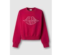 Sweatshirt PEPE JEANS "BERNIS", Damen, Gr. XS, 387penn pink, Sweatware, Obermaterial: 85% Baumwolle, 15% Polyester, bestickt, normal, Rundhals, Rippbündchen, Sweatshirts Sweatshirt, mit Rundhals, best