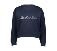 Pepe Jeans Damen W Basic Crew Sweatshirt, Blau (Marineblau), XL