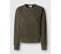 Pepe Jeans Sweatshirt "Maat" in Khaki - Größe XL | Damen Sweatshirts Jacken