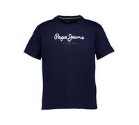 Pepe Jeans T-Shirt Herren Regular Fit Kurzarm Rundhals Baumwolle blau, XL