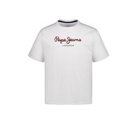 Pepe Jeans T-Shirt Herren Regular Fit Kurzarm Rundhals Baumwolle weiß, L