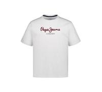 Pepe Jeans T-Shirt Herren Regular Fit Kurzarm Rundhals Baumwolle weiß, S