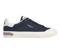 Trainingsschuh PEPE JEANS "trainers TAYLOR BREAK M", Herren, Gr. 45, blau (steel blau), 90% Baumwolle, 10% Polyurethan, Schuhe (89422559-45) steel blau
