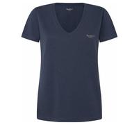 PEPE JEANS Unisex Fiore V Neck T-Shirt, Marineblau (Washed Navy), X-Large