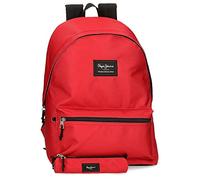 Pepe Jeans Unisex, Kinder Aris Rucksack und Federmäppchen (1er Pack)