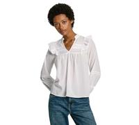 PEPE JEANS Unisex Lorely Hemd, weiß, Large