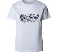 Pepe Jeans Regular Fit T-Shirt mit Rundhalsausschnitt Modell 'ROSALIND' in Weiss, Größe S