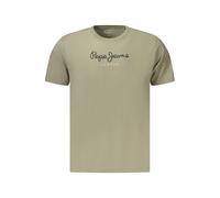 Rundhalsshirt PEPE JEANS "EGGO", Damen, Gr. XXL, palm grün, Jersey, Obermaterial: 100% Baumwolle, bedruckt, normal normal, Rundhals, Shirts Rundhalsshirt (89002619-XXL) palm grün
