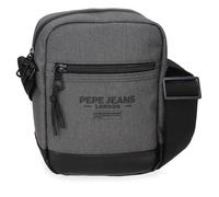 Pepe Jeans Waltford Umhängetasche klein, grau, 15 x 19,5 x 6 cm, Kunstleder und Polyester von Joumma Bags