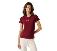 Pepe Jeans Women's New Virginia SS N T-Shirt, Rot (Lotus RED), S, Rot (Lotusrot), S