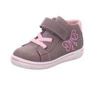 RICOSTA Mädchen Stiefel Lou, Kinder Lauflernschuhe, Weite: Mittel, lose Einlage, Klettstiefel, Booties, Leder, Graphit (450), 24 EU