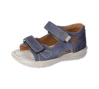 Lauflernschuh PEPINO BY RICOSTA "Claas WMS: mittel", Kinder, Gr. 24, blau (navy), Leder, casual, Schuhe, Sandale mit Klett, WMS-System, Leder, Größenschablone zum Download (96728243-24) navy
