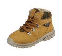 Schnürstiefelette PEPINO "Pepino Stiefel Leder/Textil", Mädchen, Gr. 23, senf, Leder, Textil, Schuhe Schnürstiefelette (93596656-23) senf