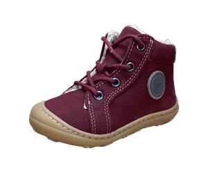 Pepino by Ricosta Georgie 1202402371 Burgund (Rot) - Winterstiefel Mädchen Baby - Kinderschuhe Gefütterte Kinderstiefel Gr. 18 - 42, Rot, leder (barbados) für Kinder, rot, Größe 19 EU