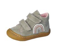 RICOSTA Mädchen Low-Top Sneaker Karli, Baby und Kleinkinder Lauflernschuhe, lose Einlage, terracare, eukalyptus/Rose (Regenbogen) (530), 22 EU