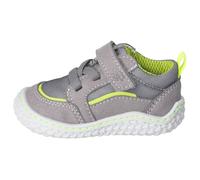 Pepino by Ricosta Patsy 1701402450 Hellgrau/Grün - Halbschuh Schnürschuh für Jungen Baby - Barfußschuhe KINDER, Grau für Kinder, grau, Gr. 21 EU