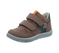 RICOSTA Jungen Stiefel Kito, Kinder Lauflernschuhe, Weite: Weit, lose Einlage, Sympatex, wasserdicht, Klettstiefel, Booties, Schoko (260), 25 EU