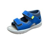 RICOSTA Jungen Badesandalen MANTU, Baby und Kleinkinder Lauflernschuhe, Weite: MITTEL, waschbar, Wasserschuhe, Sommerschuhe, Adriatic/grau (140), 22 EU