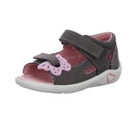 RICOSTA Mädchen Sandalen Silvi, Kinder Lauflernschuhe, Weite: Mittel, Klettverschluss, Freizeitschuhe, offene Schuhe, Strandschuhe, Graphit (450), 24 EU