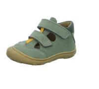 Ricosta Jungen Lauflernschuh EBI – Klettverschluss, lose Einlage, Weite Mittel, eukalyptus Gr.22