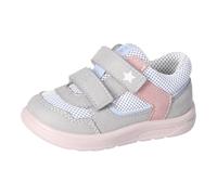 RICOSTA Mädchen Stiefel ELLI, Baby und Kleinkinder Lauflernschuhe, Weite: Mittel, lose Einlage, waschbar,vegan, hellgrau/Blue (450), 22 EU