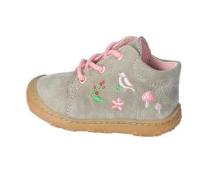 Pepino Kinderschuhe Schnürstiefel eukalyptus/Vögelchen eukalyptus - Gr. - 23