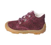 Ricosta Mädchen Schnürstiefel Colin – Weite Weit, terracare, Barfuß-Schuh – Merlot Größe 22