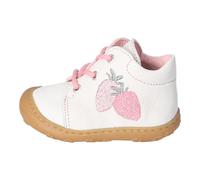 Ricosta Pepino Schnürstiefel MECKI Leder Offwhite (Erdbeeren) Weite Mittel Gr. 23